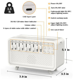 Bluetooth Speaker & Humidifier Light