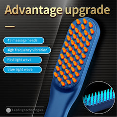 Hair Growth Comb with Red/Blue Light Therapy